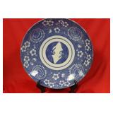 A 19th Century Japanese Blue and White Plate