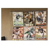 Lot of 9 Football Cards