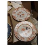 Pair of Signed Chinese Export Plates