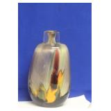 Signed Tom McGlaughlin Artglass Vase