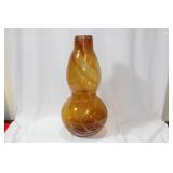 An Art Glass Gourd Shape Vase