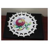 A Lefton China Reticulated Fruit Plate