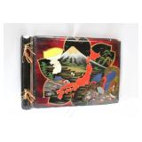 A Large Wooden Lacquer Oriental Album