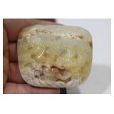 A Carved Jade Belt Buckle