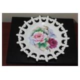 A Lefton China Reticulated Fruit Plate