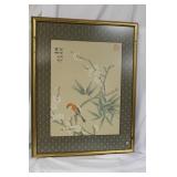 A Chinese Watercolour on Silk