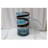 An Art Glass Cylinder Vase