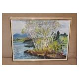 Oil on Board Painting by Lionel Fielding Downes