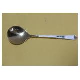 A Norway Sterling Enamel Spoon
