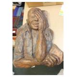 Harold Ach Unsigned Terracotta Plaque