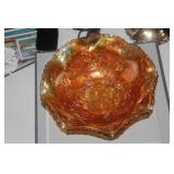 Large Carnival Glass Bowl