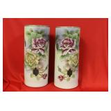 A Pair of Chinese Hat Vases