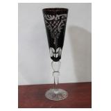 A Ruby Red Cutglass Goblet