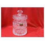 A Varsovia Crystal Cut Glass Jar