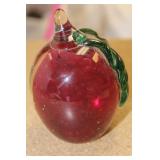 Gibson Art Glass Fruit Form Paperweight