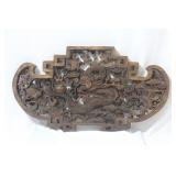 A Vintage Chinese Wood Panel