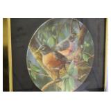 A Framed Collectors Plate by Kevin Daniel