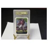 A Graded Veron Wells Baseball Card