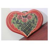 A Heart Shape Wooden Wall Hanger