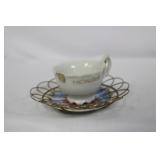 Miniature Souvenir Cup and Saucer