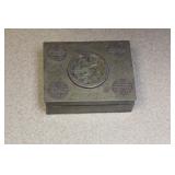 Chinese Jade and Metal Box