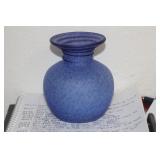 Satin Art Glass Vase