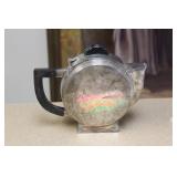 Mid Century Modern Metal Teapot