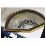 An Antique Chinese/Asian Hand Painted on Paper Fan