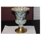A Delf Brass Accent Vase
