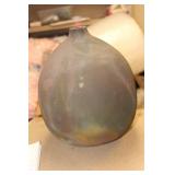 Signed Raku Pottery Jug