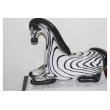 Art Glass Zebra