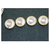 Set of 4 Limoge Royal Dematesse Cup and Saucers