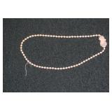 Carved Japanese Bone Necklace