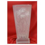 A Frost Glass Nude Vase