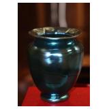 Aurene Art Glass Iridescent Vase