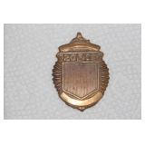 Brass Police Badge