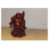 Chinese Red Resin Buddha
