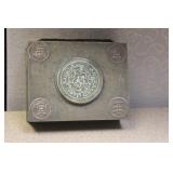 Chinese Jade and Metal Box