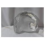 An Eagle Glass Paperweight