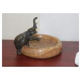 A Rare Deco Period Elephant Tray