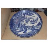 Japanese Blue and White Imari Charger