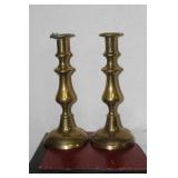 Pair of Brass Candle Holders