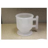 Bird Form Milk Glass Mug