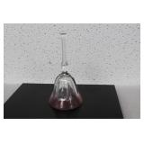 A Facet Cut Glass Bell