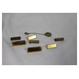 Lot of 8 Rolled Gold Pins
