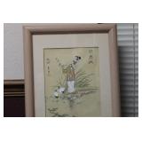 A Chinese Pastel on Silk