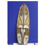 Antique/Vintage African Ceremonial Shield, Mask