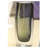 Signed Orrefors Cylinder Vase