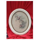 A Framed Oval Print by Gould