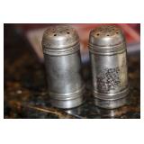 Vintage Silverplate Salt and Pepper Shakers